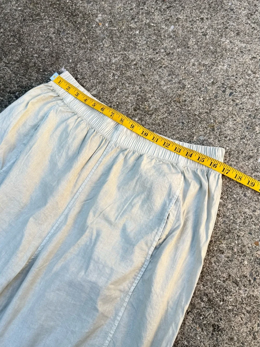 Free People Cotton Pants Light Pastel Green Size L Comfy Travel